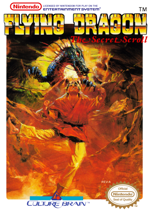 Flying Dragon - The Secret Scroll (USA) box art